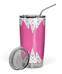 Gearhumans Gearhuman 3D Bedazzled Hot Pink Jumpsuit Custom Design Vacuum Insulated Tumbler GN30074 Tumbler 20oz