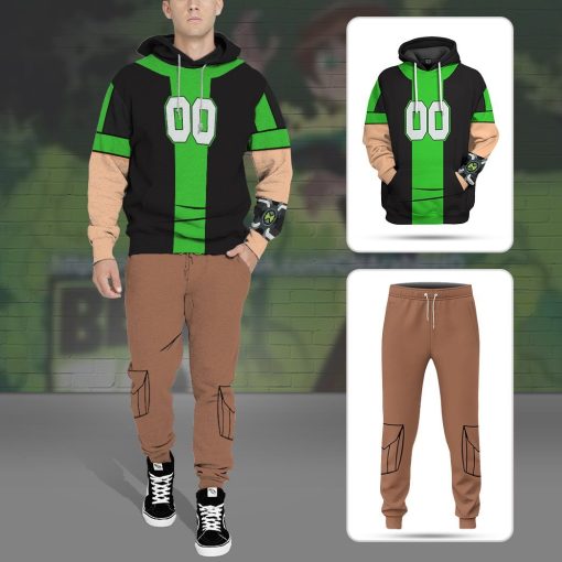 Gearhumans 3D Ben Ten Omniverse Outfit Sweatpants 4 Gearhumans Gearhuman 3D Ben Ten Omniverse Outfit Sweatpants GV12037 Sweatpants