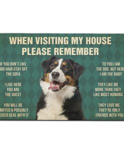 Gearhumans Gearhuman 3D Bernese Mountain Dog Carpet GV26032 Square Carpet Carpet S