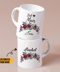 Gearhumans Gearhuman 3D Best Mom Ever Mothers Day Gift Custom Name Mug GW25034 Mug
