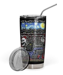 Gearhumans Gearhuman 3D Bohemian Rhapsody Lyric Art Custom Tumbler GN20083 Tumbler 20oz
