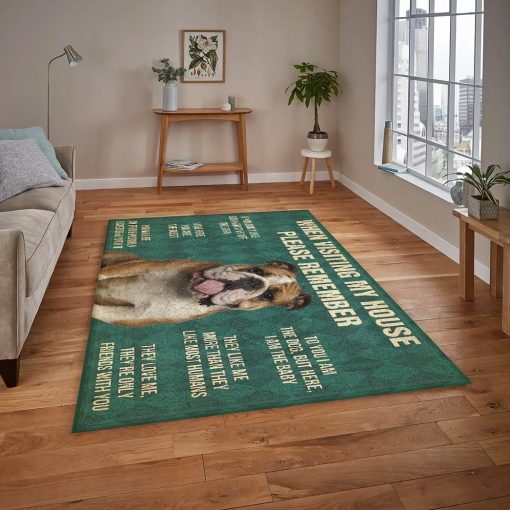 Gearhumans Gearhuman 3D Bulldog Dog Carpet GV240316 Square Carpet