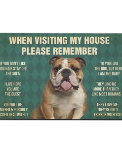 Gearhumans Gearhuman 3D Bulldog Dog Carpet GV240316 Square Carpet Carpet S