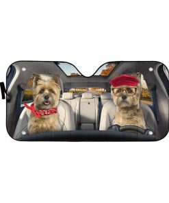 Gearhumans Gearhuman 3D Cairn Terrier Dog Auto Car Sunshade GV11036 Auto Sunshade 57''x27.5''