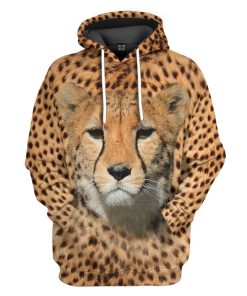 Gearhumans Gearhuman 3D Cheetah Front And Back Tshirt Hoodie Apparel GV19037 3D Apparel Hoodie S