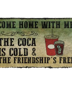 Gearhumans Gearhuman 3D Come Home With Cocoa Doormat GB17034 Doormat Doormat S(15,8''x23,6'') 