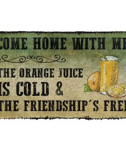 Gearhumans Gearhuman 3D Come Home With Orange Juice Doormat GB17036 Doormat Doormat S(15,8''x23,6'') 
