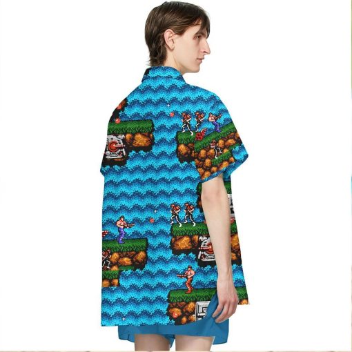 Gearhumans GEARHUMAN 3D Contra Hawaii Shirt ZZ2704212 Hawai Shirt