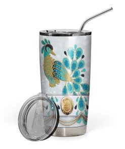 Gearhumans Gearhuman 3D Cosplay Elvis Peacock Costume Design Vacuum Insulated Tumbler GV21071 Tumbler 20oz
