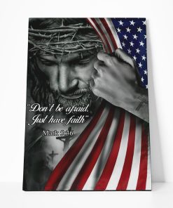 Gearhumans Gearhuman 3D Dont Be Afraid Just Have Faith Custom Canvas GW15032 Canvas 1 Piece Non Frame M