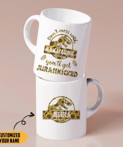 Gearhumans Gearhuman 3D Dont Mess With Mamasaurus Mothers Day Gift Custom Name Mug GW230316 Mug