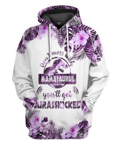Gearhumans Gearhuman 3D Dont Mess With Mamasaurus Mothers Day Gift Custom Tshirt Hoodie Apparel GW230311 3D Apparel Hoodie S