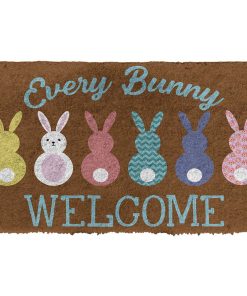 Gearhumans Gearhuman 3D Easter Day Every Bunny Welcome Custom Doormat GW160321 Doormat Doormat S(15,8''x23,6'') 