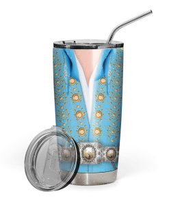 Gearhumans Gearhuman 3D Elvis Presley Custom Design Vacuum Insulated Tumbler GL11081 Tumbler 20oz