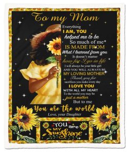 Gearhumans Gearhuman 3D Everything I Am You Helped Me To Me Blanket GH290333 Blanket Blanket M(51''x59'')