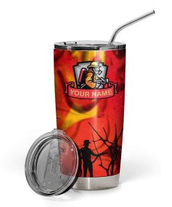 Gearhumans Gearhuman 3D Firefighter Design Vacuum Insulated Tumbler GZ11051 Tumbler 20oz