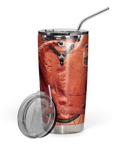Gearhumans Gearhuman 3D Flightsuit Nasa Space Force Astronaut Custom Name Design Vacuum Insulated Tumbler GV17061 Tumbler 20oz