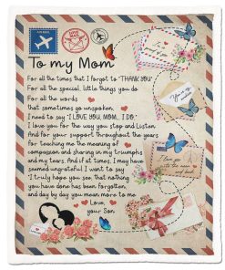 Gearhumans Gearhuman 3D For All The Times That I Forgot To Thank You Blanket GH290335 Blanket Blanket M(51''x59'')