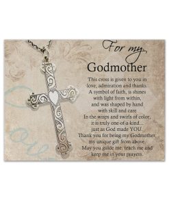 Gearhumans Gearhuman 3D For My Godmother Mothers Day Gift Custom Canvas GW220317 Canvas 1 Piece Non Frame M