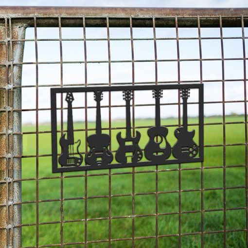 Gearhumans Gearhuman 3D Guitar Musical Custom Metal Sign GW190321 Metal Sign