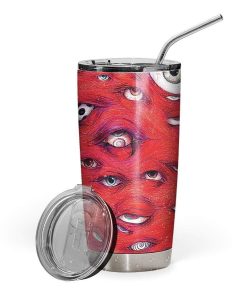 Gearhumans Gearhuman 3D Halloween Satanic Eyes Custom Design Vacuum Insulated Tumbler GN170822 Tumbler 20oz