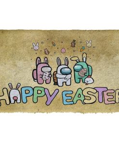 Gearhumans Gearhuman 3D Happy Easter Among Us Doormat GV15039 Doormat Doormat S(15,8''x23,6'') 