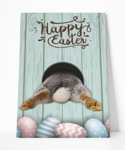Gearhumans Gearhuman 3D Happy Easter Bunny Custom Canvas GW17039 Canvas 1 Piece Non Frame M
