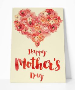 Gearhumans Gearhuman 3D Happy Mothers Day Canvas GJ020410 Canvas 1 Piece Non Frame M