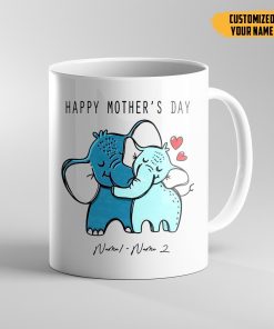Gearhumans Gearhuman 3D Happy Mothers Day Custom Name Mug GJ020405 Mug 11oz