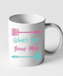 Gearhumans Gearhuman 3D Happy Mothers Day Gift Worlds Best Bonus Mom Custom Name Mug GO24034 Mug 11oz
