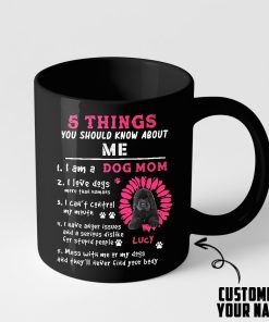 Gearhumans Gearhuman 3D I Am A Dog Mom Newfoundland Custom Name Mug GV22034 Mug 11oz