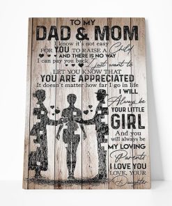 Gearhumans Gearhuman 3D I Know Its Not Easy For You To Raise A Child Canvas GH290302 Canvas 1 Piece Non Frame M