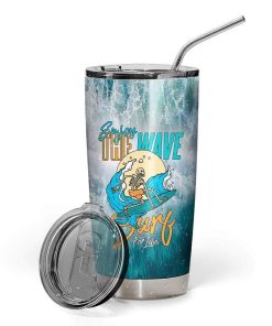 Gearhumans Gearhuman 3D International Surfing Day Custom Name Design Vacuum Insulated Tumbler GW18052 Tumbler 20oz