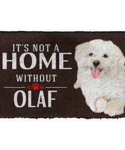 Gearhumans Gearhuman 3D Its Not A Home Without A Maltese Custom Doormat GW150317 Doormat Doormat S(15,8''x23,6'')