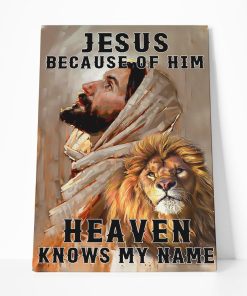Gearhumans Gearhuman 3D Jesus Heaven Knows My Name Custom Canvas GW150315 Canvas 1 Piece Non Frame M