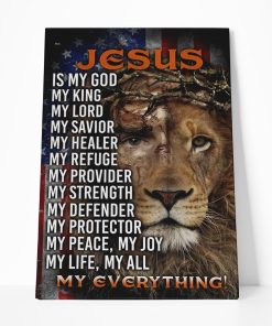 Gearhumans Gearhuman 3D Jesus Is My Everything Custom Canvas GW15035 Canvas 1 Piece Non Frame M