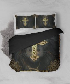 Gearhumans Gearhuman 3D Jesus Lion Cross Custom Bedding Set GW150314 Bedding Set Twin 3PCS