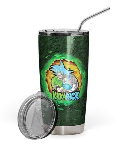 Gearhumans Gearhuman 3D Kakarick goku rick Custom Name Design Vacuum Insulated Tumbler GV04075 Tumbler 20oz