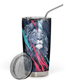 Gearhumans Gearhuman 3D Lion King Custom Design Vacuum Insulated Tumbler GL29062 Tumbler 20oz