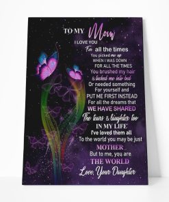 Gearhumans Gearhuman 3D Love You For All The Times Canvas GJ010434 Canvas 1 Piece Non Frame M