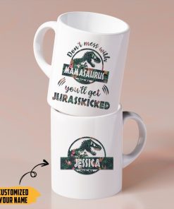 Gearhumans Gearhuman 3D Mamasaurus Mothers Day Gift Custom Name Mug GW230314 Mug
