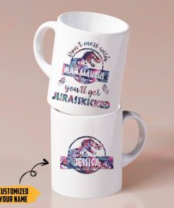Gearhumans Gearhuman 3D Mamasaurus Mothers Day Gift Custom Name Mug GW230315 Mug
