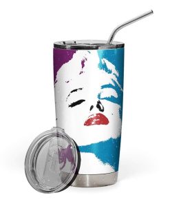 Gearhumans Gearhuman 3D Marilyn Monroe Art Custom Name Design Vacuum Insulated Tumbler GN07078 Tumbler 20oz
