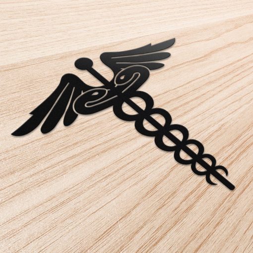 Gearhumans Gearhuman 3D Medical Symbol Custom Metal Sign GW19034 Metal Sign