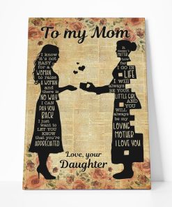 Gearhumans Gearhuman 3D Mom and Daughter Canvas GJ010422 Canvas 1 Piece Non Frame M