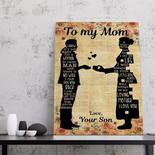 Gearhumans Gearhuman 3D Mom and Son Canvas GJ010424 Canvas