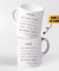 Gearhumans Gearhuman 3D Mom I Have Loved You Mother Day Custom Mug GV260316 Mug 11oz