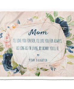 Gearhumans Gearhuman 3D Mom I'll Love You Forever Blanket GH290305 Blanket Blanket M(51''x59'')