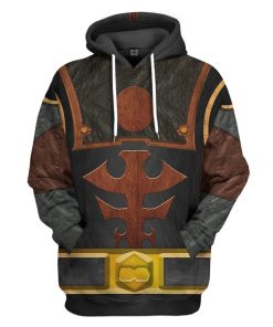 Gearhumans Gearhuman 3D Mortal Kombat Ermac Costume Custom Tshirt Hoodie Apparel GW180316 3D Apparel Hoodie S