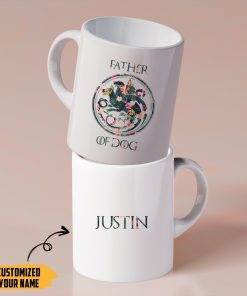 Gearhumans Gearhuman 3D Mother Of Dogs Mothers Day Gift Custom Name Mug GW260316 Mug 11oz